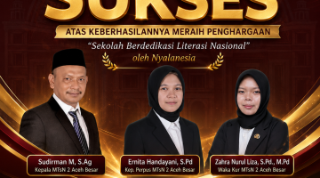 Sabet Penghargaan Nasional, Delegasi MTsN 2 Aceh Besar Bertolak ke Surakarta Besok Pagi